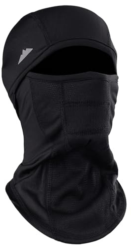Tough Headwear Balaclava Ski Mask for Men and Women - Winter Shiesty Mask Cover - Cold Weather Full Face Masks - Snow Gear for Skiing, Snowboarding, Running & Motorcycle - Black