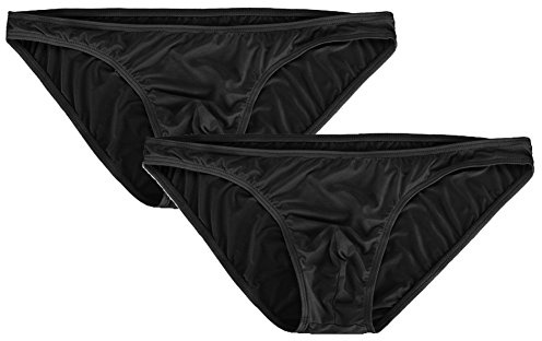Summer Code Homme Slip sous-vêtement Ficelle Lot de 2/6, Lot de 2 Noir, S
