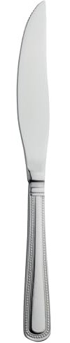 Grunwerg Bead Steak Knives STKBDR, 18/0 Stainless Steel, Set of 12