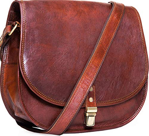 Umhängetaschen für Damen, echtes Leder, Boho-Hippie-Umhängetasche für Teenager-Mädchen, handgefertigte Vintage-Reise-Umhängetasche, Satteltasche, Handtasche und Geldbörse, Handy-Geldbörse für Sie