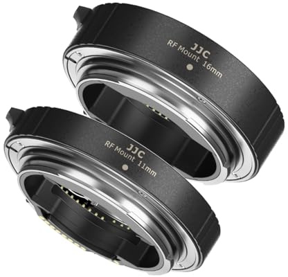 JJC Autofokus Zwischenringe TTL AF-Makro-Verlängerungsrohr-Set 11/16MM für Canon RF Mount EOS R10 R7 R5 R6 R RP DSLR Kameras Objektiv