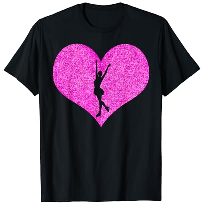 Eiskunstlauf-Herz - Liebe Eiskunstlauf T-Shirt