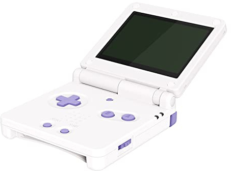 eXtremeRate 16Bits Light Violet Custom Full Set Buttons for Gameboy Advance SP, Replacement A B L R Button Power On Off Volume Button D-pad Key for GBA SP Console - Console NOT Included