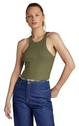 G-STAR RAW Italian Army Ultra Slim Tanktop, Grön (Dk Shamrock D22768-d289-7159), XXS