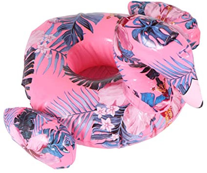 VICASKY Flaschenhalter Flamingo Aus Pvc Aufblasbar Und Schwimmend Flamingo-design Für Getränke Leicht Zu Bedienen Für Schwimmbad Und Pool