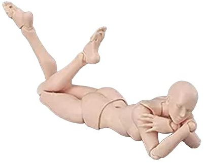 Acouto Manichino Posizionabile per Disegno e Pittura – Schizzo Anatomico Articolato con Supporto Stabile, Ideale per Artisti, Studenti e Appassionati del Disegno – Perfetto per Studiare Proporzioni e