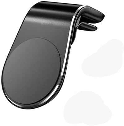 LIUFA Magnetic Car Phone Holder for Jaguar E-Pace F-Pace F-type I-Pace S-Type XE XF XJ XF XK, L Type Air Vent Clip Mobile Mount Mobile Phone Holders Smartphone Support Stand,Black-1 pcs