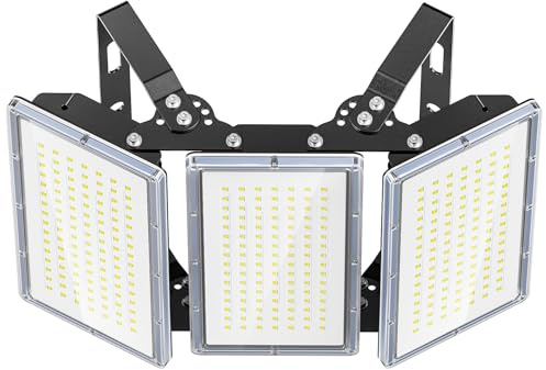 TOPAUBUB Focos de LED Exterior 300W 30000LM - Proyector LED Exterior 1 Piezas 6500K Blanco Frio IP66 Impermeable para Jardin Patio