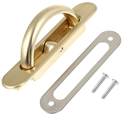 SEWOART Poignée Encastrée de Porte de Tiroir, Alliage D’Aluminium Or | Poignée Ergonomique, Toucher Confortable, Finition Simple, Résistance à L’Abrasion, pour Armoires Pliantes