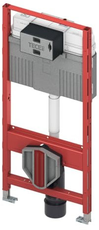 TECEprofil WC-Modul, mit Uni-Spülkästen, integrierte Hygienespülfunktion, Kaltwasser, Bauhöhe 1120mm, 9300103