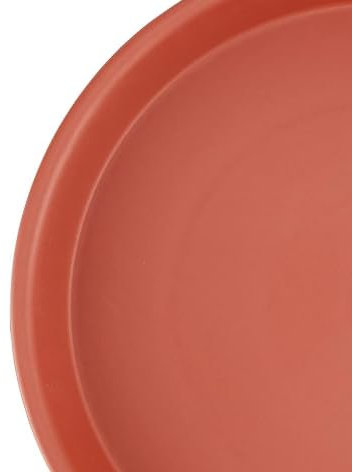 SENJEOK 20 PCS 30cm Red Flower Pot Saucers, 12 Inch Round Plastic Garden Plant Pot Tray for Indoor and Outdoor