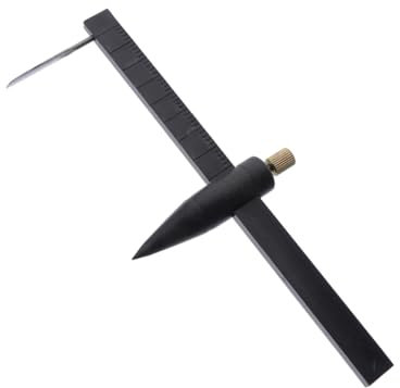 Generico compassi per Incisione Girare Ruota Scultura mestiere di Ceramica attrezzo cerchiometro cerchiografo Utensili Strumento di Disegno del Cerchio Compasso da Disegno plastica Black
