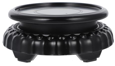 VINTORKY Base Decorativa Rotativa para Jarrón y Bonsái Soporte Redondo para Decoración De Hogar De Altura para Centros De Mesa y Plantas