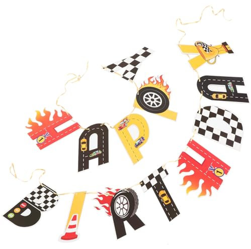 Abaodam 1 Set Banner Happy Birthday Geburtstagsparty-banner Wanddekoration Partyzubehör