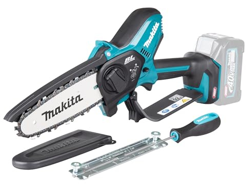 Makita sladdlös grensåg, 40 V, 15 cm skärlängd, 8 m/s kedjehastighet, petrol-svart UC029GZ