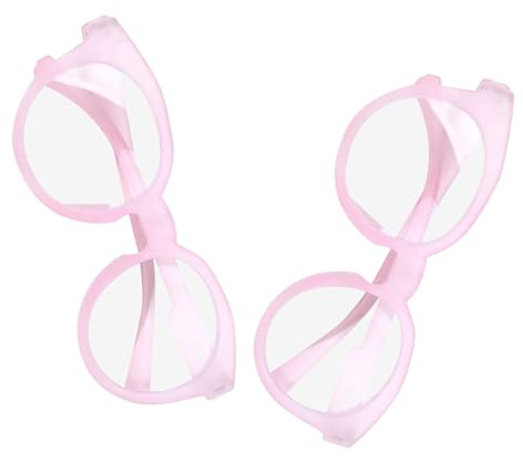 Gatuida 2pcs Blue Light Blocking Glasses with Filter Coating for Computer Gaming and Reading Pink Protective Eyewear for Eye Strain Reduction and Clear Visuals