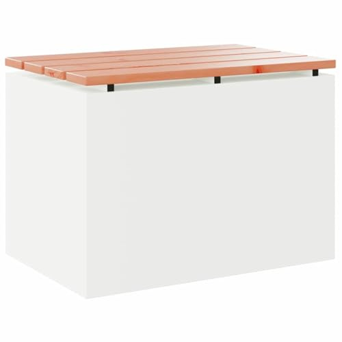 vidaXL Gartenbank Weiß 60 x 40 x 43 cm