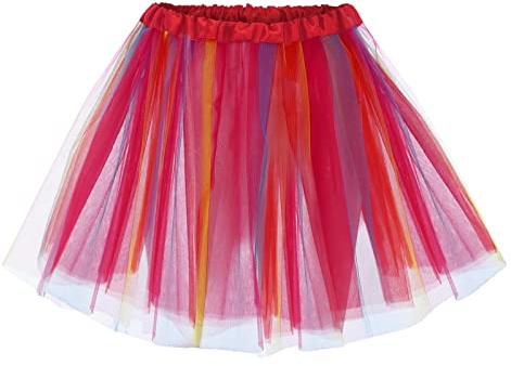 Falda De Tul Mujer Tutu Blanco Retro Tutú Los Años Para Verde Niña Rojo Enagua En Capas Triple Capa Adulto Party Cancan Amarilla Blanca 80s Carnaval Negra Semana Santa Fiesta Amarillo