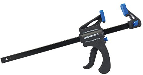 Silverline VC101 Quick Clamp 300 mm, Black