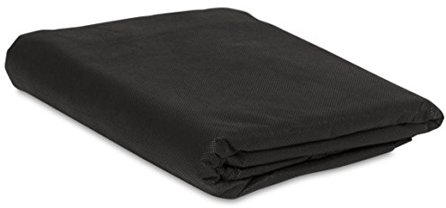 Windhager Unkraut Vlies Basic, Gartenvlies Gartenfolie Abdeckvlies Wurzelsperre, Atmungsaktiv, Wasserdurchlässig, 5 x 1,6 m, 06319, schwarz