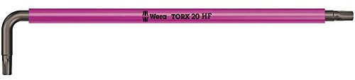 Wera 05024475001 967 SXL TORX® HF Winkelschlüssel Multicolour mit Haltefunktion, lang, TX 20 x 137 mm