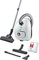 Bosch ProHygienic Serie 4, Aspirapolvere a Traino con Sacco, PowerControl, Sacchetto della Polvere AirFresh, Filtro Igienico UltraAllergy, Bianco, BGBS4HYG1