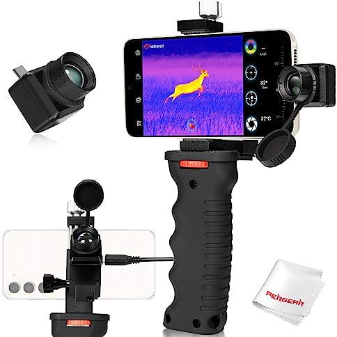 InfiRay T2 Pro Thermal Camera for Android, 256X192 Resolution Thermal Imager Camera, 13mm Focal Length Thermal Imager, 13.6X10.2 FOV, Hot Spot Tracking for Hunting, Up to 1300m (for Android Only)