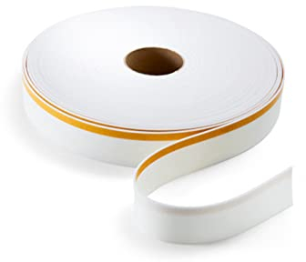 Kama Trennstreifen - Dehnfugenband einseitig klebend - Dämmung und Dichtung von Blendfugen - Vermeidet Spannungen bei Putzanschlüssen, 30 mm x 3 mm x 30 m