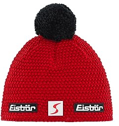 Eisbär Mütze Damen & Herren Jamie Pompon Ski Austria - Merino Unisex mit Fleece schützt vor Kälte und Wind - Klassische Bunte Bommelmütze Strickmütze Haube aus Österreich