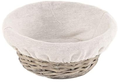 ROCKING GIFTS Corbeille à Pain en Osier pour la Maison, Design Sweet Home 20x9 cm