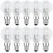 EASYIVY 10 Stück Halogenlampen E14 G45 Dimmbar, 42W Klar Glas E14 Kugel Glühbirnen Warmweiß 2700K Halogen Leuchtmittel 230V für Kronleuchter, Pendelleuchten, Tischlampen