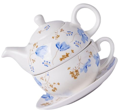 HOLIDYOYO 1ensemble Set De Théière Céramique Avec Tasses Service à Thé Antique Pour Dégustation Pour Maison Bureau Et Réunions Sociales