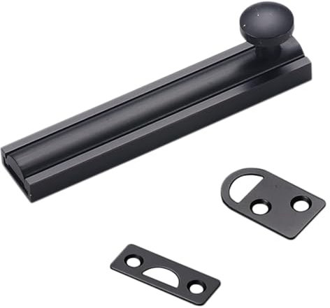 Türschlösser, Türkette, Türkette, Begrenzungskettenschloss, Edelstahlschrauben, Bolzen mit massiver Messingoberfläche, Türriegel mit gebürsteter Oberfläche, verbessertes Schieberiegelschloss for Truhe