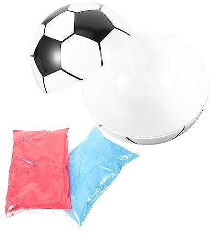 Amosfun Polvere Per Rivelazione Del Calcio Di Palline Da Calcio Da Te Accessori Per Feste Decorazione Per Shower Polvere Colorata Per Festa Tematica