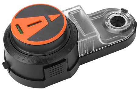 Badafaci 2 in 1 Electric Drill Dust Collector, ABS Material, 360° Rotating Level Tool, Universal Shroud for Home Renovation and Carpentry Projects