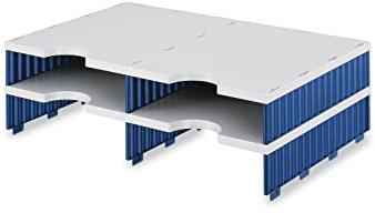 styrodoc Erweiterungsmodule DUO/268120238 485x331x140mm grau/blau Kunststoff