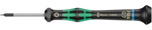 2054 Destornillador hexagonal para usos electrónicos, Hex-Plus, 0.7 x 40 mm