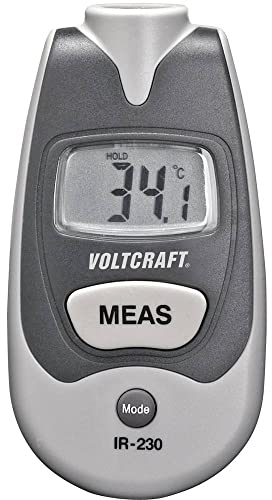 VOLTCRAFT ir-230 Infrarot-Thermometer Sichtfeld (FOV) 1: 1-35 bis + 250 °C Thermometer IR mit Tasche