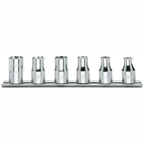 Beta 920FTX/SB6 - Serie di 6 chiavi a bussola a mano per viti con testa a profilo Torx (art. 920ftx) con supporto