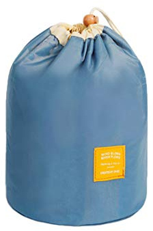 Okwin Runden Kulturbeutel Kordelzug Waschbeutel Make up kosmetische Reisetaschen Multifunktion Wash Bag