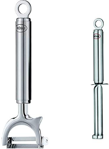 RÖSLE RS12735 Éplucheur Rasoir 17 cm Acier Inox 18/10 & RS12746 Vide pomme 22,5 cm acier inox 18/10 -