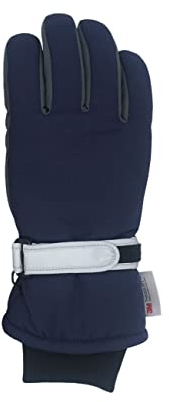 maximo Kids Thermo Fingerhandschuhe-3 - Kindermode : Mädchen, Blau, (18103-970800-4867)