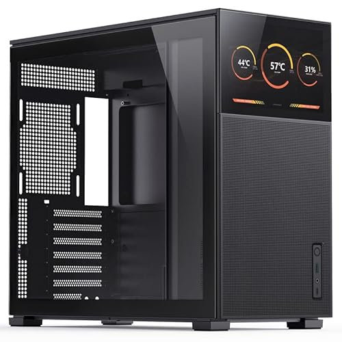 JONSBO D41 Écran en Maille ATX en Verre trempé Noir