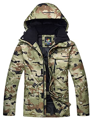 Alloaone Herren Schneebekleidung Skianzug Sets Snowboard Kostüm Wasserdicht Dickere Jacken Und Hosen Picture Jacket M