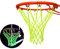 Rundago Leuchtendes Basketball Netze, Im Dunkeln leuchtendes Basketballnetz, Nightlight Luminous Basketball Net Replacement Für Nachtpaly Im Freien 50 x 50 x 3cm (12 bucles)