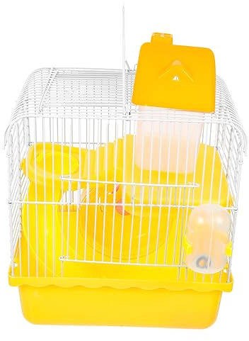 WOONEKY Hamsterkäfig Für Kleine Tiere Dekorative Unterkunft Für Meerschweinchen Chinchillas Und Hamster Geräumiges Design Für Spiel Und Schlaf Langlebige Und Sichere Materialien