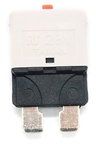 Mikinona Rücksetzbare Flachsicherung Ampere Mit Verzinnter Messinglegierung Anschlussklemme Leistungsschalter-sicherung Und Kfz-anwendungen Mit Dc Standard Und Manueller Reset-funktion