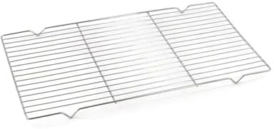 WLIHDB Grille De Barbecue Support de poêle résistant aux Hautes températures for barbecues d'extérieur Pratiques for Pique-Nique et randonnée pour Tournebroche(Medium Size)