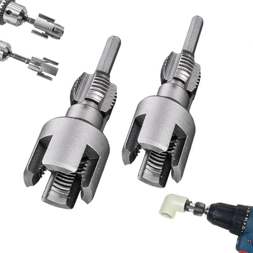 Herramienta integrada for roscar tuberías internas y externas, herramienta de corte de roscas de doble función, terrajas de 1/2'', 3/4'' y 1'', kit de roscado de tuberías de PVC y plástico compatible