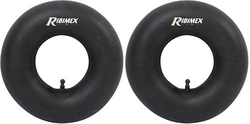 Ribimex Camera d'Aria di Ricambio per Carrello, Diametro 260 x 85 mm, Realizzata in Gomma Resistente per Maggiore Durata e Facilità di Installazione - PRCA260 (Confezione da 2)